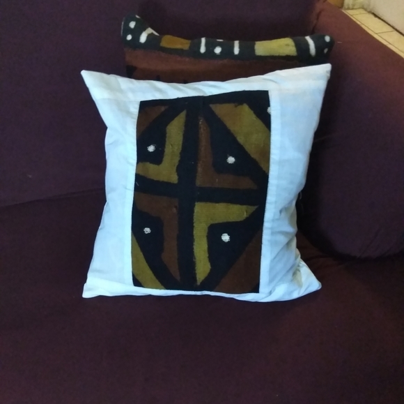 Mudcloth bogolan pillow cover - Picture 3 of 14